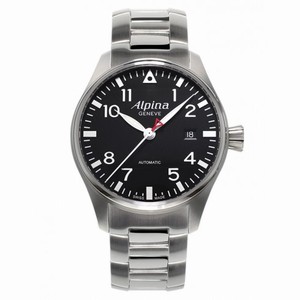 Alpina Startimer Pilot Black Matt Dial Stainless Steel Men's Watch AL-525B3S6B