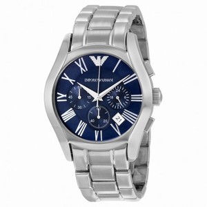 Armani Classic Chronograph Blue Dial Stainless Steel Bracelet Men's Watch AR1635