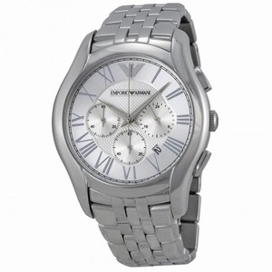 Armani Classic Chronograph Silver Dial Stainless Steel Men's Watch AR1702