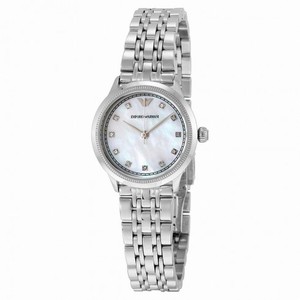 Armani Classic Mother of Pearl Dial Stainless Steel Ladies Watch AR1803