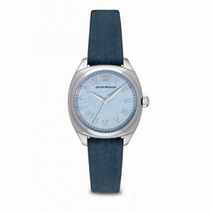Armani Dress Blue Mother Of Pearl Dial Ladies Watch AR1953