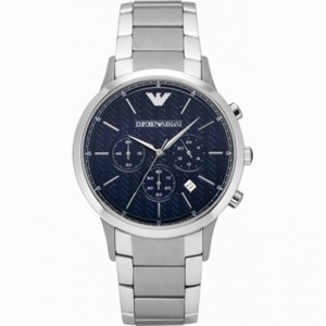 Armani Dress Navy Blue Dial Men's Chronograph Watch AR2486