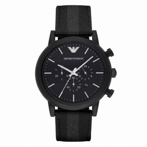 Armani Luigi Black Dial Men's Chronograph Watch AR1948
