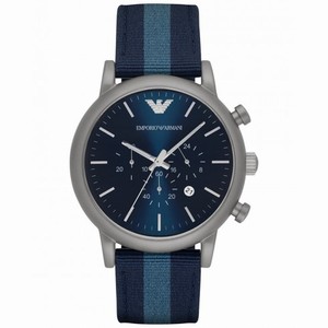 Armani Luigi Navy Blue Dial Men's Chronograph Watch AR1949
