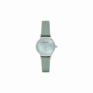 Armani Retro Sea Blue Mother Of Pearl Dial Ladies Watch AR1959