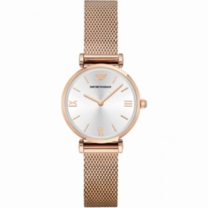Armani Retro Silver Dial Ladies Watch AR1956