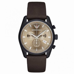 Armani Sportivo Beige Sunray Dial Men's Chronograph Watch AR6078