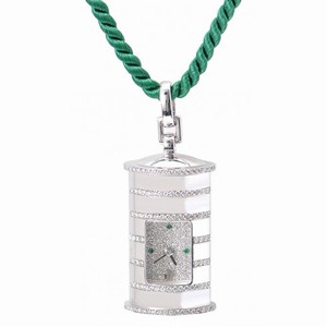 Audemars Piguet 18kt White Gold Diamond Emerald Pendant Watch 12576BC-ZZ-0000XX-01