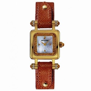 Audemars Piguet Deva Quartz Mother of Pearl Sapphire Dial Yellow Gold Ladies Watch 67420BA.ZQ.A082CU.01