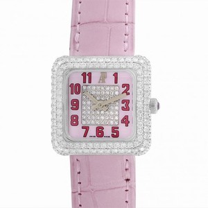 Audemars Piguet Diamond Pave Pink Dial Ladies Watch 67432BCZZA078CR02