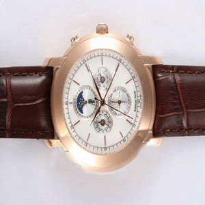 Audemars Piguet Jules Audemars 25866OR.OO.D002CR.01 Brown Crocodile Leather Strap 42mm Watch