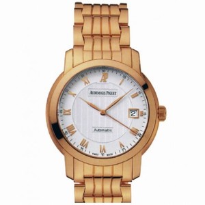 Audemars Piguet Jules Audemars Automatic Silver Dial 18 kt Rose Gold Men's Watch 15135OR.OO.1206OR.01