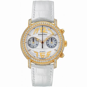 Audemars Piguet Jules Audemars Diamond Chronograph 18 kt Yellow Gold Ladies Watch 25999BA.ZZ.D088CR.01