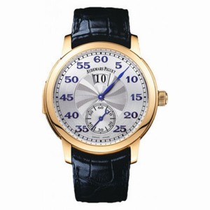 Audemars Piguet Jules Audemars Jumping Hour Silver Dial Men's Watch 26151OROOD002CR02