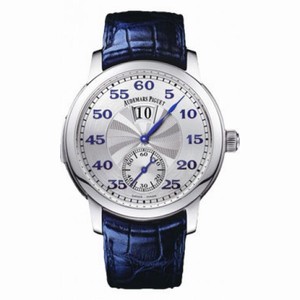 Audemars Piguet Jules Audemars Jumping Hour Silver Dial Platinum Men's Watch 26151PTOOD028CR02
