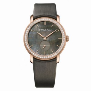 Audemars Piguet Jules Audemars Manual Wind Diamond Black Mother of Pearl Ladies Watch 77240OR.ZZ.A009SU.01