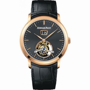 Audemars Piguet Jules Audemars Tourbillion Black Dial Men's Watch 26559OROOD002CR01
