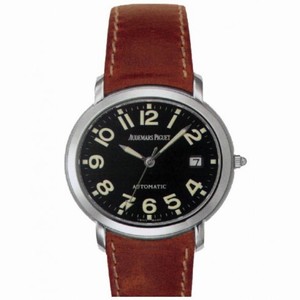 Audemars Piguet Millenary Black Dial Brown Leather Men's Automatic Watch 15016STOOD080VS01