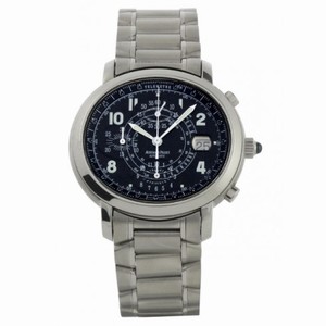 Audemars Piguet Millenary Chronograph Automatic Black Dial Stainless Steel Men's Watch 25897ST.O.1136ST.02