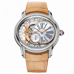Audemars Piguet Millenary White Mother Of Pearl Dial Hand Wind Ladies Watch 77247BC.ZZ.A813CR.01