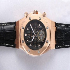 Audemars Piguet Royal Oak 25977OR.OO.D002CR.01 Mens 42mm Rose Gold Case Watch