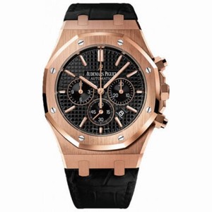 Audemars Piguet Royal Oak Black Dial Chronograph Automatic Men's Watch 26320OROOD002CR01