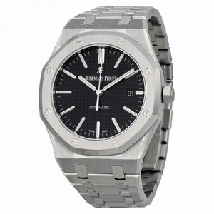 Audemars Piguet Royal Oak Black Dial Stainless Steel Bracelet Men's Watch 15400STOO1220ST01