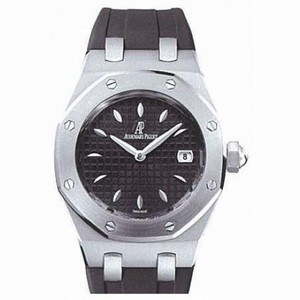 Audemars Piguet Royal Oak Black Rubber Strap Ladies Watch 67620ST-OO-D002CA-01