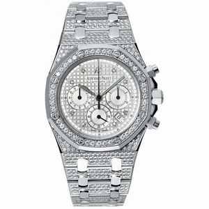 Audemars Piguet Royal Oak Chronograph Diamond White Gold Men's Watch 25967BC.ZZ.1185BC.01