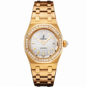 Audemars Piguet Royal Oak Diamond Automatic 18 kt Yellow Gold Ladies Watch 77321BA.ZZ.1230BA.01