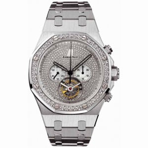 Audemars Piguet Royal Oak Diamond Chronograph 18 kt White Gold Men's Watch 26039BC.ZZ.1205BC.01