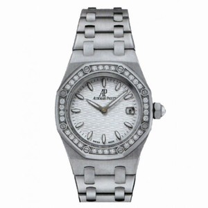 Audemars Piguet Royal Oak Diamond Silver Dial Stainless Steel Ladies Watch 67601ST.ZZ.1210ST.01