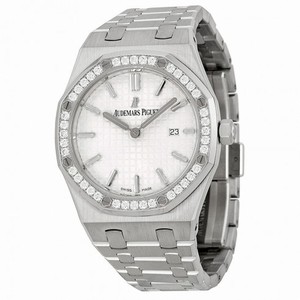 Audemars Piguet Royal Oak Diamond Silver Dial Stainless Steel Ladies Watch 67651ST.ZZ.1261ST.01