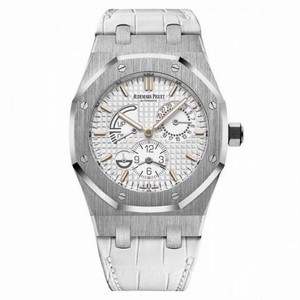 Audemars Piguet Royal Oak Dual Time Silver Dial Automatic Men's Watch 26124ST.OO.D011CR.01