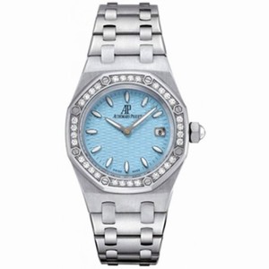 Audemars Piguet Royal Oak Lady Diamond Blue Dial Stainless Steel Ladies Watch 67601ST.ZZ.1210ST02