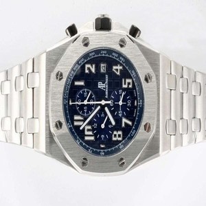 Audemars Piguet Royal Oak Offshore 25721TI.OO.1000TI.04 Blue Dial Stainless Steel Case Watch