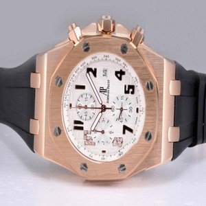 Audemars Piguet Royal Oak Offshore 26020ST.OO.D001IN.02.A Mens Round Rose Gold Case Watch