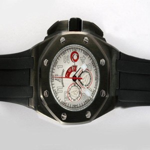 Audemars Piguet Royal Oak Offshore 26062FS.OO.A002CA.01 Black Rubber Strap PVD Bezel Mens Watch