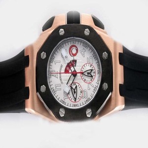 Audemars Piguet Royal Oak Offshore 26062OR.OO.A002CA.01 Round Black Rubber Strap Mens Watch