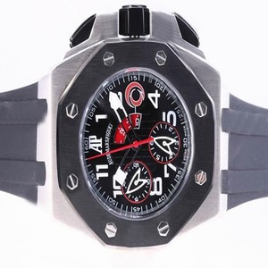 Audemars Piguet Royal Oak Offshore 26062PT.OO.A002CA.01 Mens Black Rubber Strap 44mm Watch