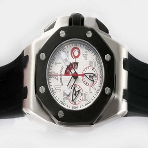 Audemars Piguet Royal Oak Offshore 26062PT.OO.A002CA.01 Mens Black Rubber Strap Round Watch
