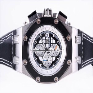 Audemars Piguet Royal Oak Offshore 26078PO.OO.D018CR.01 Mens Black Crocodile Leather Strap Watch