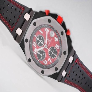 Audemars Piguet Royal Oak Offshore 2619005.00.D003CU.01 Red Dial 44mm Stainless Steel Case Watch