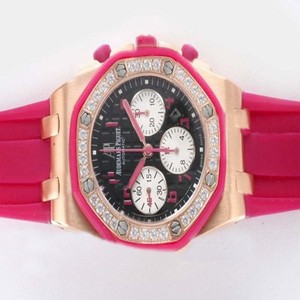 Audemars Piguet Royal Oak Offshore 26266SK.ZZ.D069CA.01 42mm Black Dial Rose Gold Case Watch