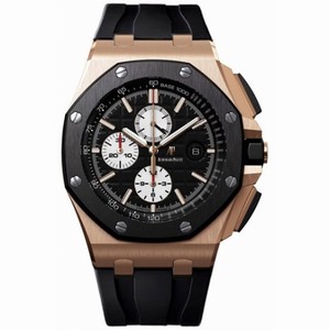 Audemars Piguet Royal Oak Offshore Black Mega Tapisserie Black Rubber Men's Watc