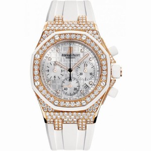 Audemars Piguet Royal Oak Offshore Diamond Chronograph 18 kt Rose Gold Ladies Watch 26092OK.ZZ.D010CA.01