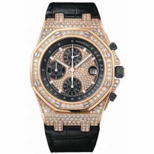 Audemars Piguet Royal Oak Offshore Diamond Pave Dial Men's Watch AP26067ORZZD002CR01