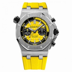 Audemars Piguet Royal Oak Offshore Diver Yellow Dial Automatic Men's Watch 26703ST.OO.A051CA.01