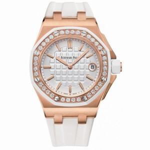 Audemars Piguet Royal Oak Offshore Silver Dial Ladies Watch 67540OKZZA010CA01