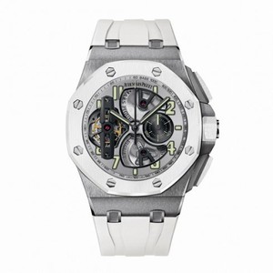 Audemars Piguet Royal Oak Offshore Tourbillion Silver Dial Automatic Men's Watch 26387IO.OO.D010CA.01